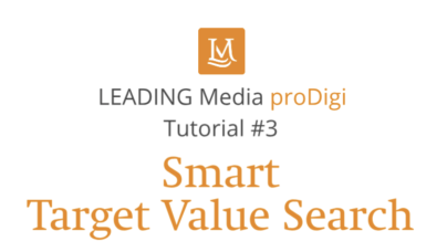 LEADING Media proDigi Tutorial #3 - Smart Target Value Search